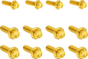 Kit de pernos de titanio 12 puntos para tapa lateral de transmisión y trap door