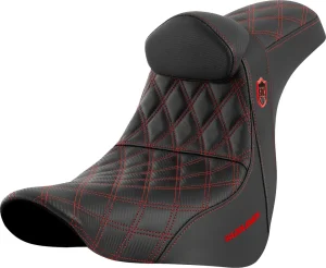 Asiento Pro Series SDC Performance - Gripper con respaldo costura roja