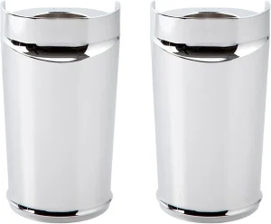 Fundas para fuelles de horquilla - pequeñas cromo <span style="color: red;font-size: 0,5em">- ALMACEN USA-</span>