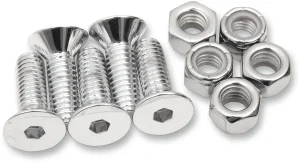 Kit de herrajes de montaje para rotor, corona y correa - delantero/trasero 82-85FLT stock