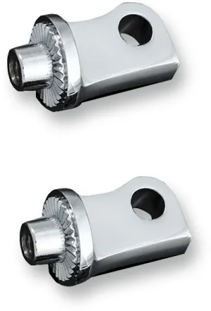 Adaptadores estriberas tipo macho para XL - estribo estriados XL cromo