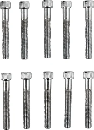 Tornillos de cabeza allen rosca fina de repuesto - 1/4-28X1.75 moleteado Cromo <span style="color: red;font-size: 0,5em">- ALMACEN USA-</span>