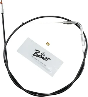 Cable de acelerador/ralentí de vinilo negro - acelerador tradicional longitud estándar