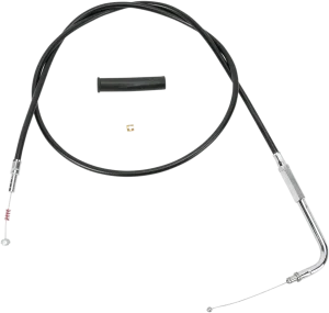 Cable de acelerador/ralentí de vinilo negro - ralentí 36.5"