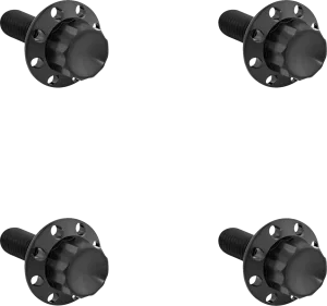 Tornillos para Parabrisas de 12 Puntos de Titanio - Kit de pernos 12PT guardabarros delantero negro