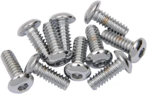 Tornillos cabeza botón de recambio - 10-24X0.5 Cromo