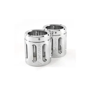Tapas finales - Terminales ranurados escape 4" Moto Chrome