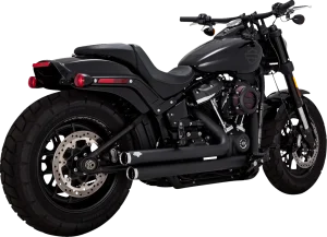 Sistema de escape Big Shots Staggered 2-en-2 - B-SHT STAG.BLK.ST