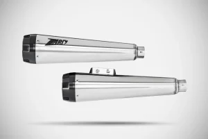 Silenciador Slip-Ons cónico para HD-SOFTAIL M8 - pulido E4/E5