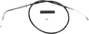Cable de acelerador/ralentí de vinilo negro - ralentí 31.75"