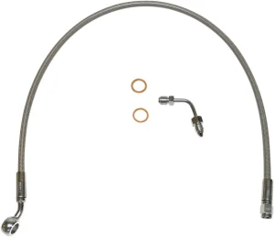 Línea de freno superior XR con adaptador - acero inoxidable ABS 12MM