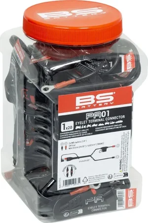 Conector de ojal BS BATTERY PA-01 bote 20 unidades