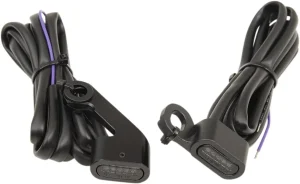 Luces LED de posición para intermitentes - manubrio NEGRO/AHUMADO