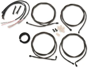 Kit Completo de Cables/Línea de Freno de Manillar Midnight Trenzado