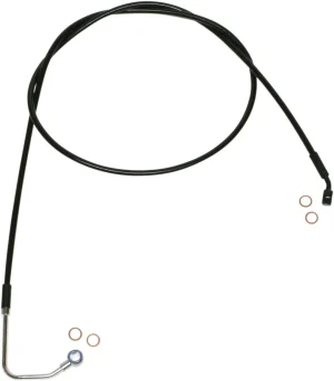 Línea de freno superior de acero inoxidable XR - media XR negra