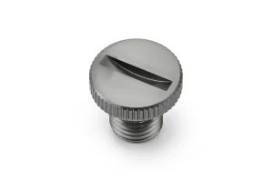 Tornillo-tapón para retrovisor - Perno tapón de espejo gris derecho