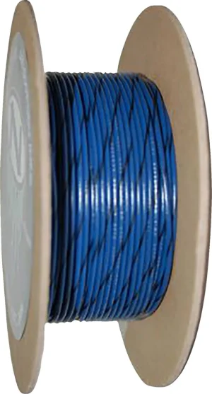 Bobina de Cable de Color OEM - primario 20-GAUGE 100' azul con raya negra <span style="color: red;font-size: 0,5em">- ALMACEN USA-</span>