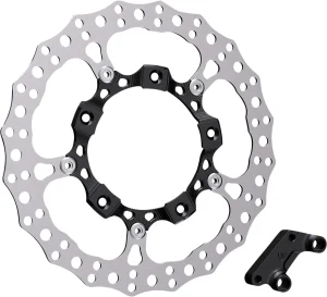 Kit disco de freno 100% flotante Big Brake de 14" - FF lado derecho negro