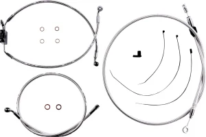 Kit de instalación de manillar Sterling Chromite II® Designer - cables SC 10"RISE