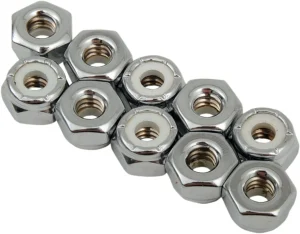 Tuercas de Inserción de Repuesto - inserto de nylon 10-24 Cromo <span style="color: red;font-size: 0,5em">- ALMACEN USA-</span>