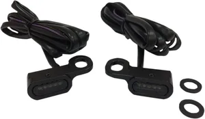 Luces LED de posición para intermitentes - manubrio NEGRO/AHUMADO