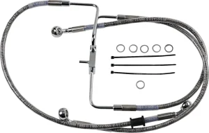 Línea de freno de acero inoxidable de longitud extendida - Latiguillo 16-XL1200CX SS+6