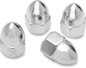 Tuercas cúpula Chrome Ware - moleteada cromo 1/2-20 SAE <span style="color: red;font-size: 0,5em">- ALMACEN USA-</span>