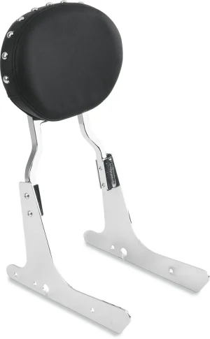 Almohadilla para respaldo ovalada - Cojines ovalados con tachuelas negros <span style="color: red;font-size: 0,5em">- ALMACEN USA-</span>
