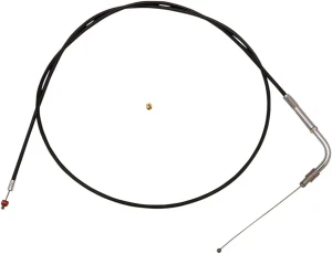 Cable de acelerador/ralentí de vinilo negro - acelerador tradicional oversize +6" (152MM)