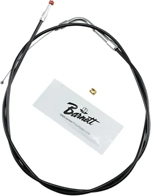 Cable de acelerador/ralentí de vinilo negro - acelerador tradicional oversize +6" (152MM)