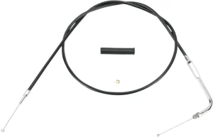 Cable de acelerador/ralentí de vinilo negro - acelerador 37.5"
