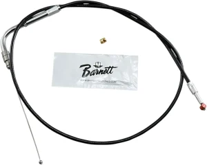 Cable de acelerador/ralentí de vinilo negro - acelerador tradicional longitud estándar