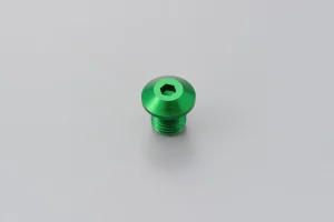 Tornillo-tapón para retrovisor - Perno tapón de espejo verde izquierdo