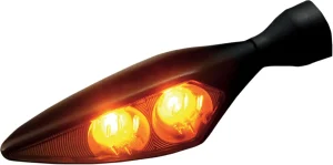 Intermitentes Micro Rhombus Dark - Intermitente LED rombo oscuro TR/IZQ negro