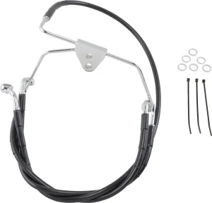 Kit de latiguillo de freno de vinilo negro de longitud extendida - 4"