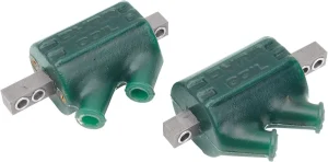 Bobina de encendido 12 V - doble salida 3 OHM verde