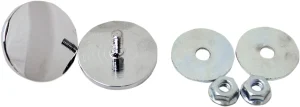 Tapones para orificios de retrovisores en carenado - extracción de espejo cromo
