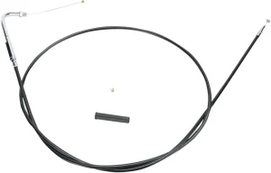 Cable de acelerador/ralentí de vinilo negro - acelerador 56"
