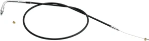 Cable de acelerador/ralentí en vinilo negro - acelerador lado cierre 42"