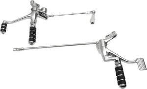 Kit mandos avanzados - Controles delanteros extendidos cromo 2" <span style="color: red;font-size: 0,5em">- ALMACEN USA-</span>