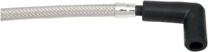 Cable de bujía trenzado - encendido acero inoxidable pulido natural
