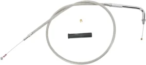 Cable de ralentí trenzado en acero inoxidable - 42"