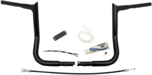 Kit de manillar 1-1/4" EZ Install Pointed Top - 12" BL PT FLH