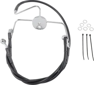 Kit de latiguillo de freno de vinilo negro de longitud extendida - 4"