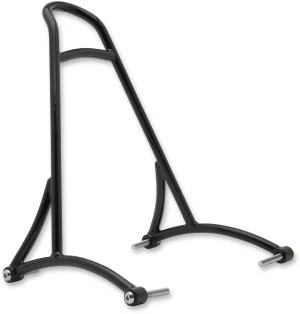 Respaldo corto - Barra sissy bar corta sin almohadilla negro