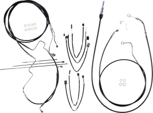 Kit de Instalación de Manillar XR - cables de control XR negro/cromo