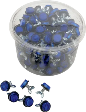 Reflectores para matrícula - Placa reflectante TUB150 azul <span style="color: red;font-size: 0,5em">- ALMACEN USA-</span>