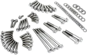 Kit de tornillería de motor primaria/transmisión externa de 12 puntos