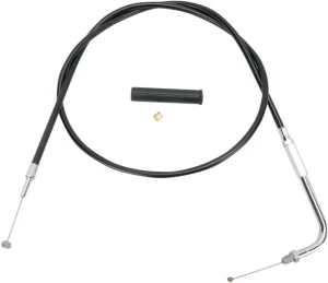 Cable de acelerador/ralentí de vinilo negro - acelerador 36"