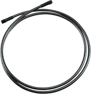 Línea de freno ABS universal trenzada - pearl Black 66"